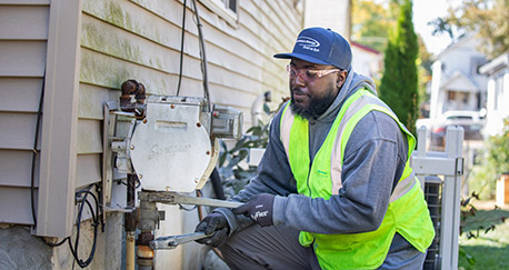 will at a gas meter